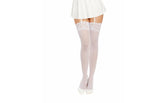 Dreamgirl Womens Thigh High Sheer Lace Stockings - - Hosiery